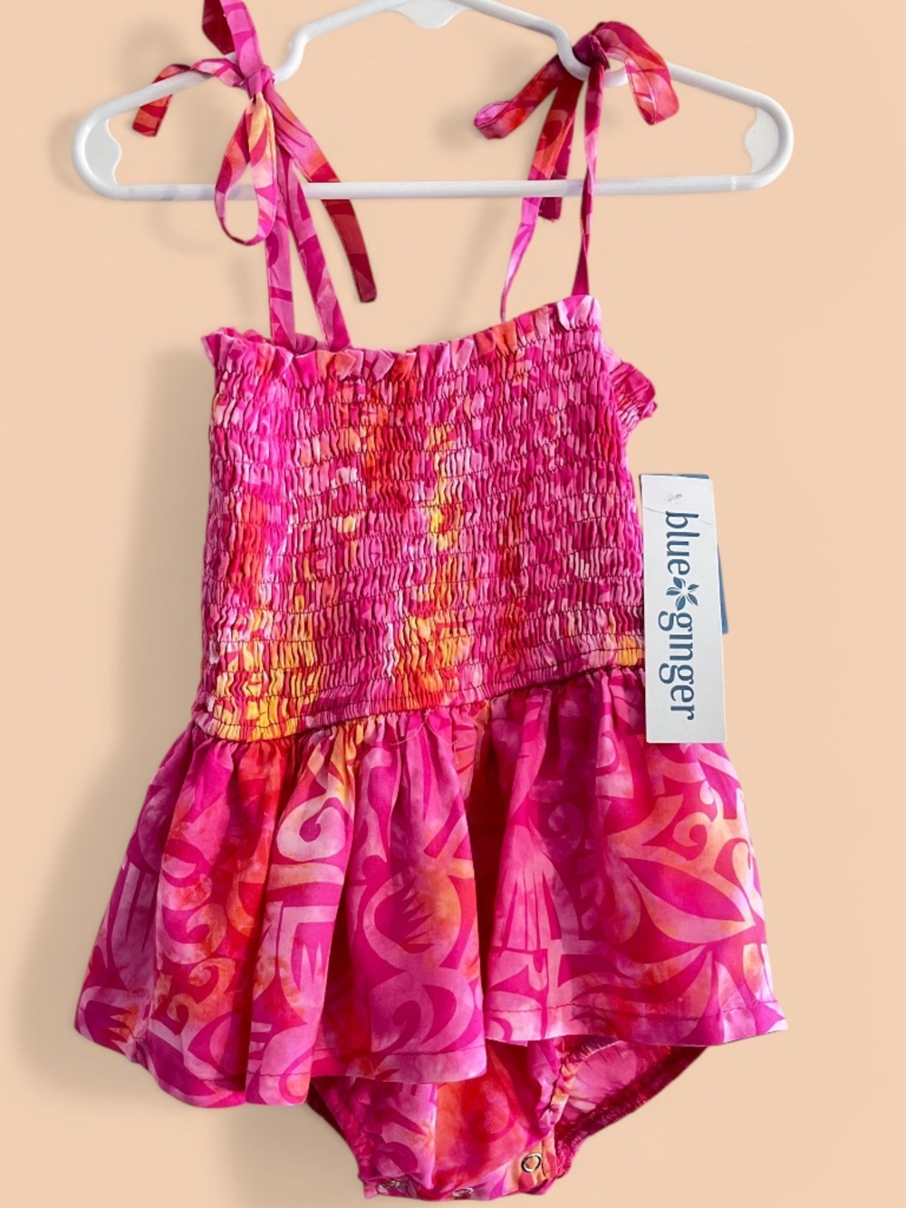 Blue Ginger Toddler Girls' Sunsuit Swimsuit NWT Size 18 months